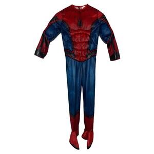 Marvel Imagine Spider-Man Costume Size Medium Youth Full Body suit no mask or…